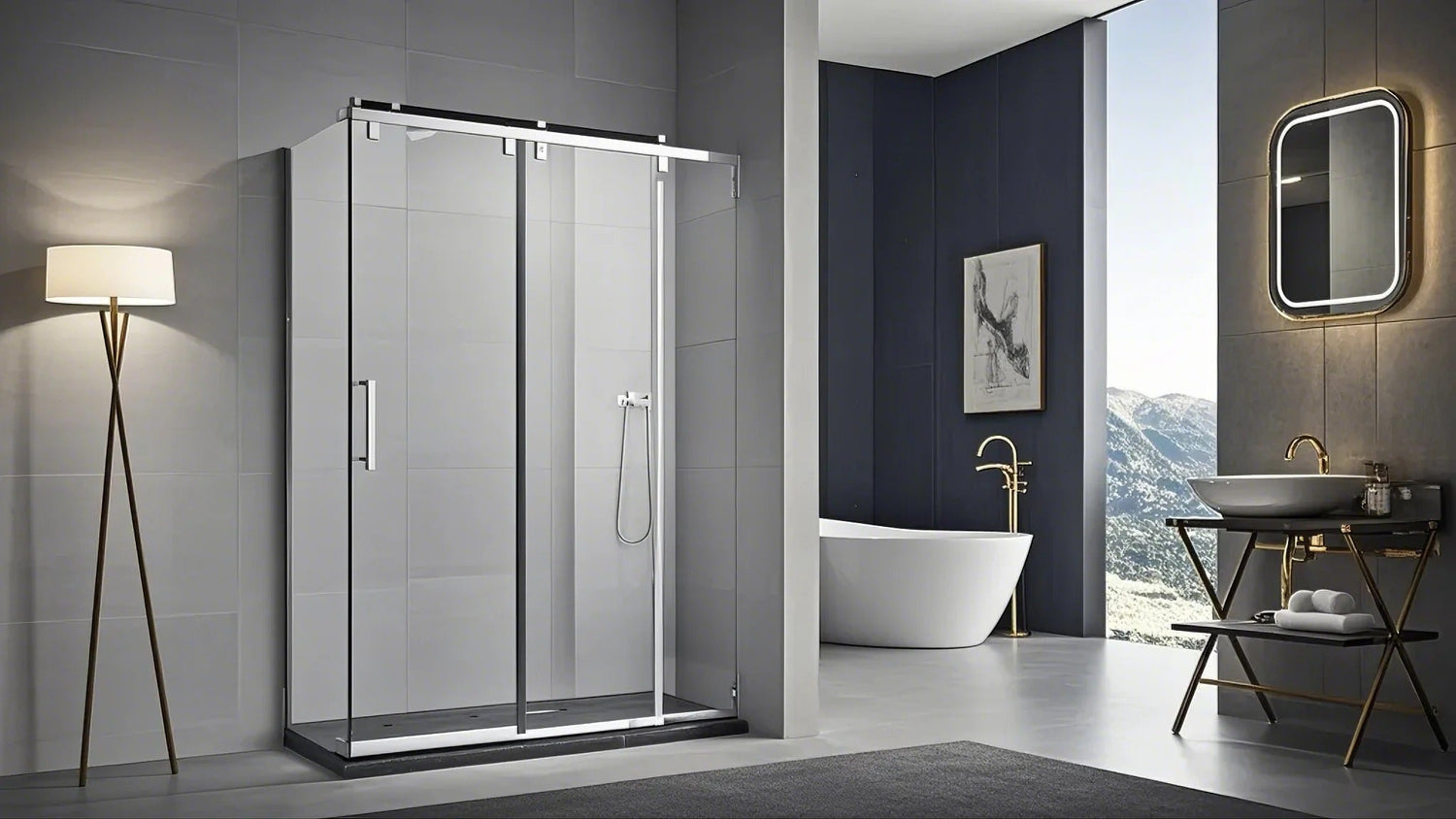 Unlocking Space and Style: The Allure of Sliding Shower Doors - AquivaCoast Showers