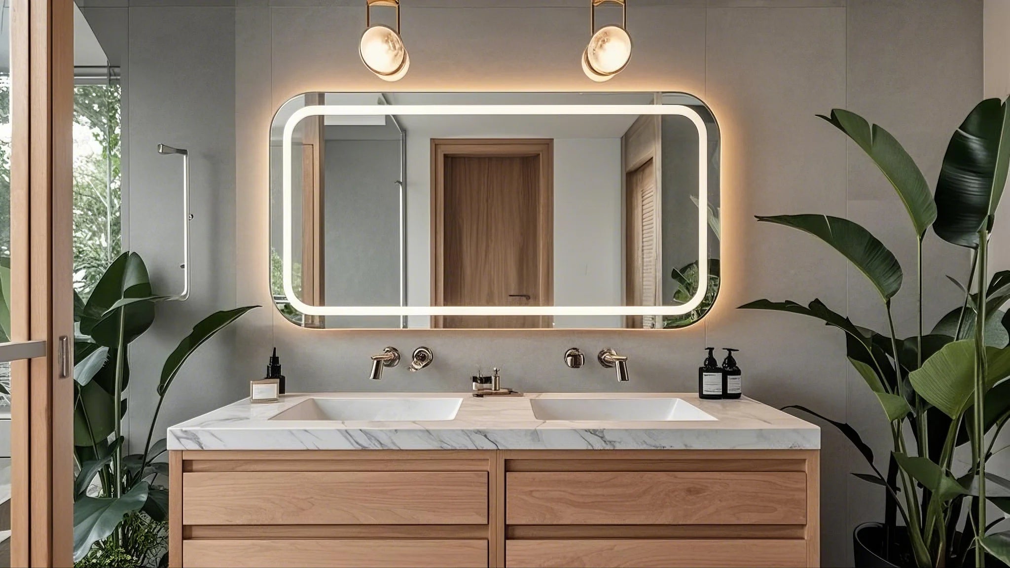 The Illuminating Upgrade: How Bathroom LED Vanity Mirrors Transform Your Daily Routine - AquivaCoast Showers