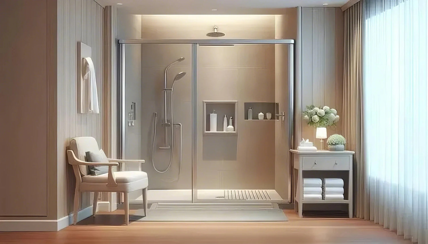 Designing a Shower for All Ages: Making it Safe and Accessible - AquivaCoast Showers