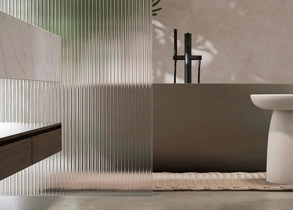 Fluted Glass: Give Your Home That Chic Ins Vibe - AquivaCoast Showers