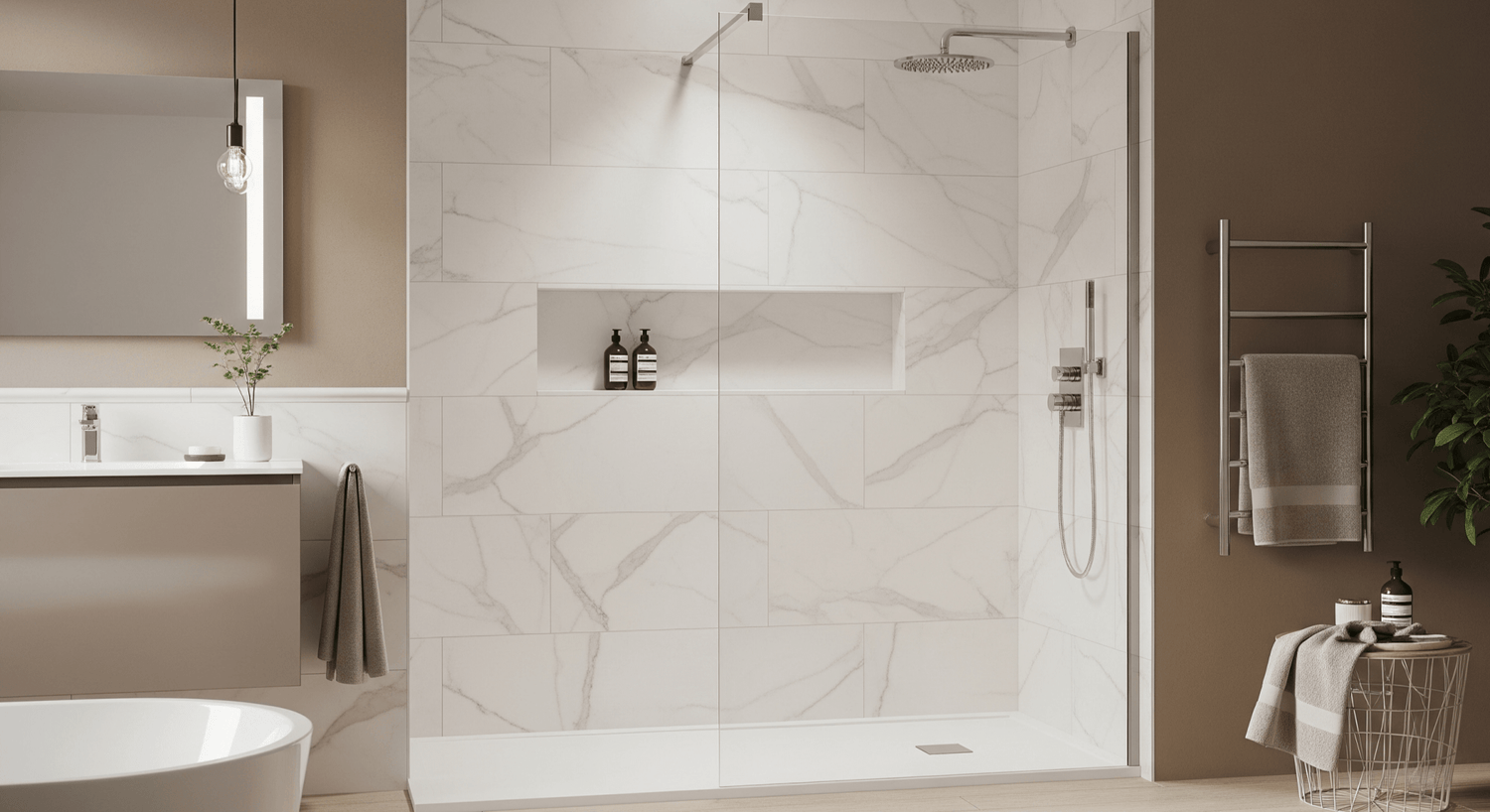 One Bathroom, Three Styles: Find the Perfect Shower Screen to Match Your Vibe - AquivaCoast Showers