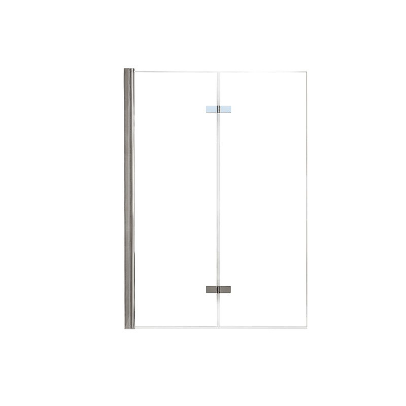 30" W x 55" H Frameless Bi-Fold Hinged Bathtub Door Serene B3 #Color_Polished Chrome
