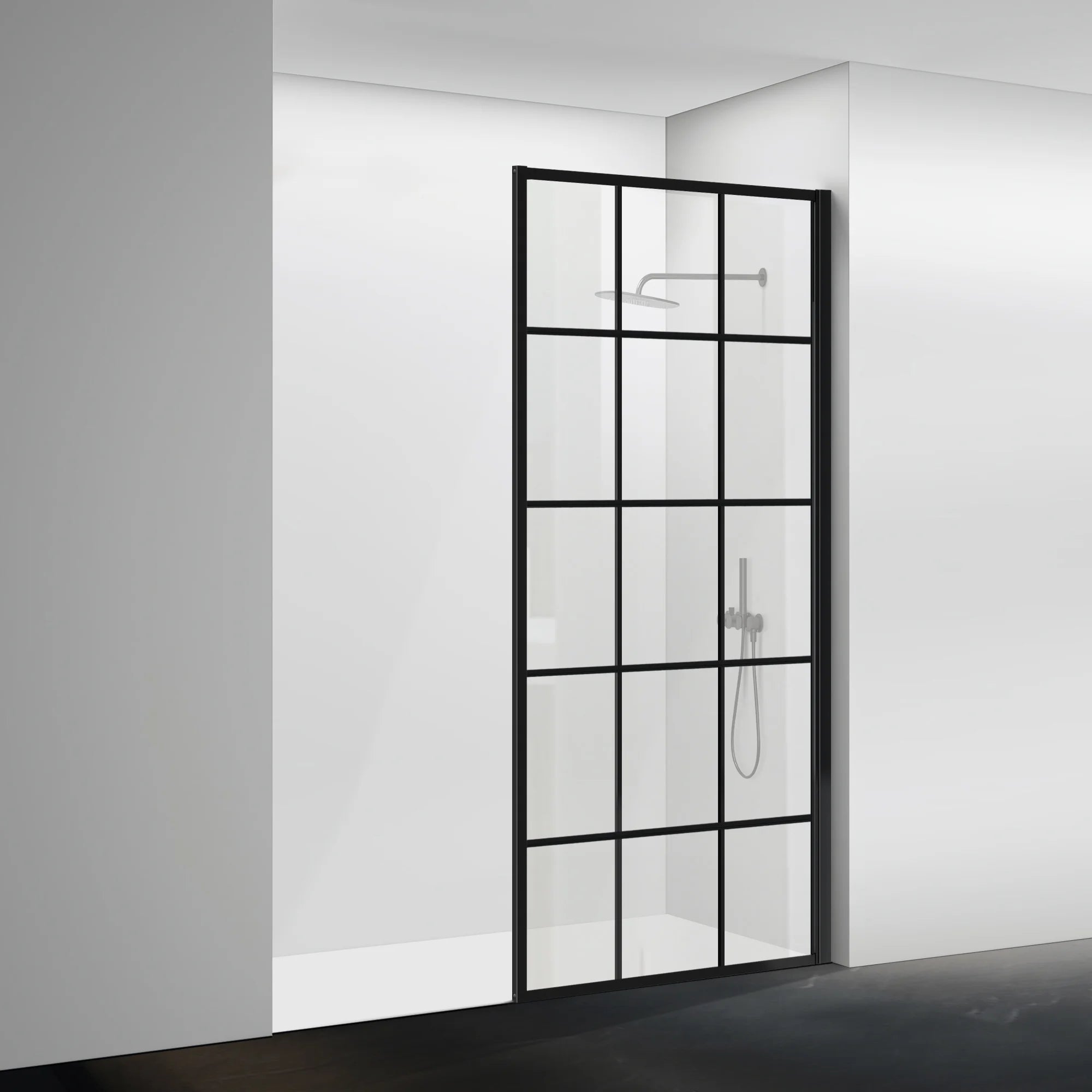 Shower Screen|Gridline X14 - Shower Screen - AquivaCoast Showers - Fixed - Shower Screen -