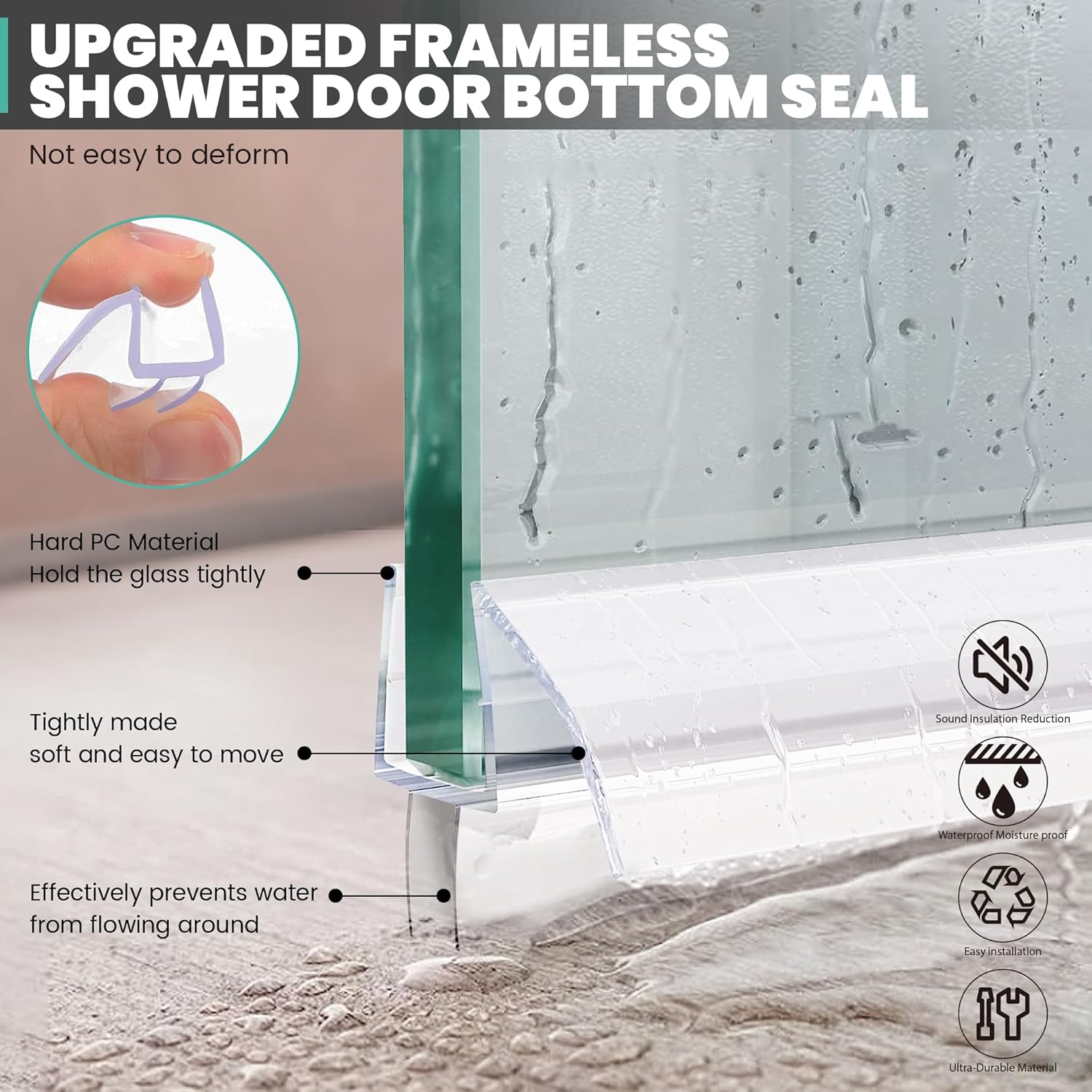 Shower Door Bottom Seal JT1-5