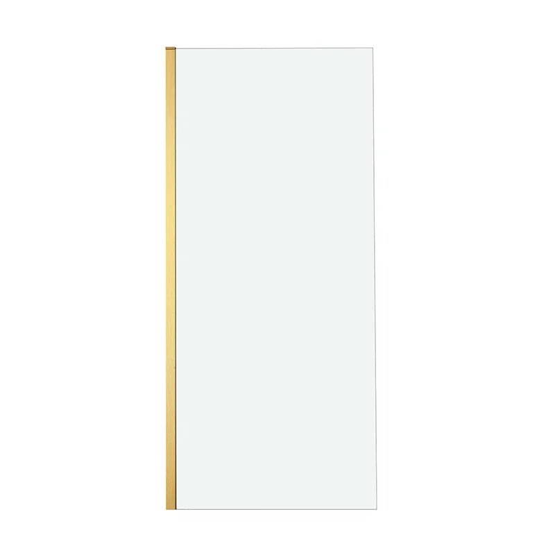 34" x 74" Frameless Shower Scree Meteor X13-BG #Color_Brushed Gold