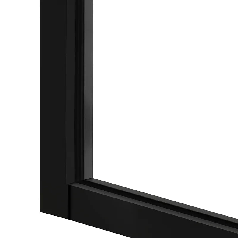 AquivaCoast Vista B6 walk-in shower panel: 74" high, fits widths from 34" to 48", featuring 25/32" out-of-plumb adjustment.