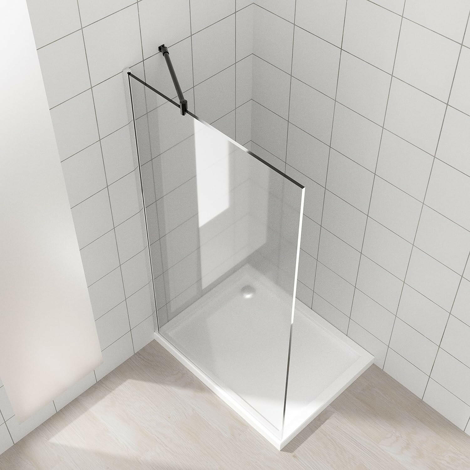 Wall-to-Glass Support Bar Wall-to-Glass Support Bar LG1-3 (Matte Black) - AquivaCoast #Color_Matte Black