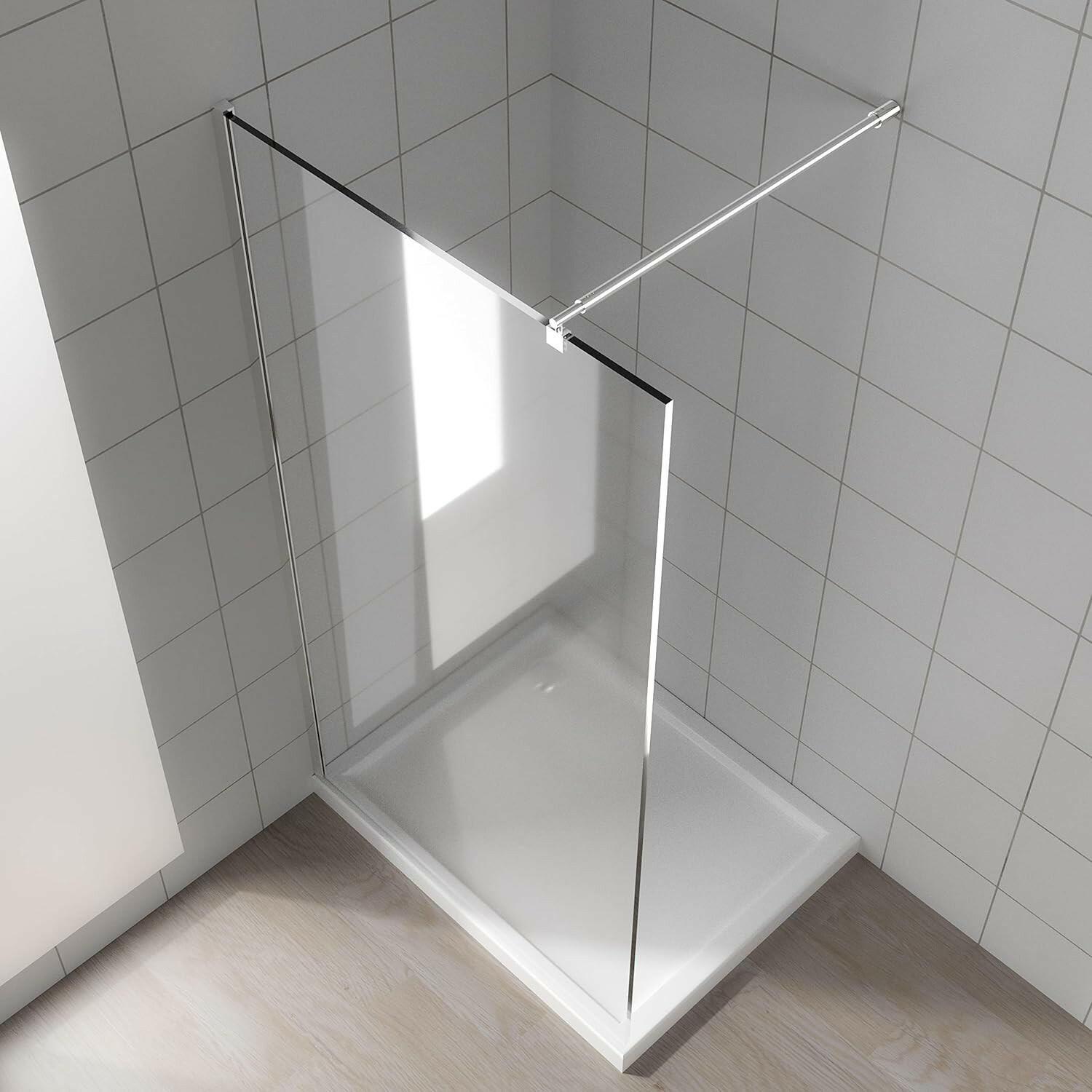 Wall-to-Glass Support Bar Wall-to-Glass Support Bar LG1-4 (Polished Chrome) - AquivaCoast #Color_Polished Chrome