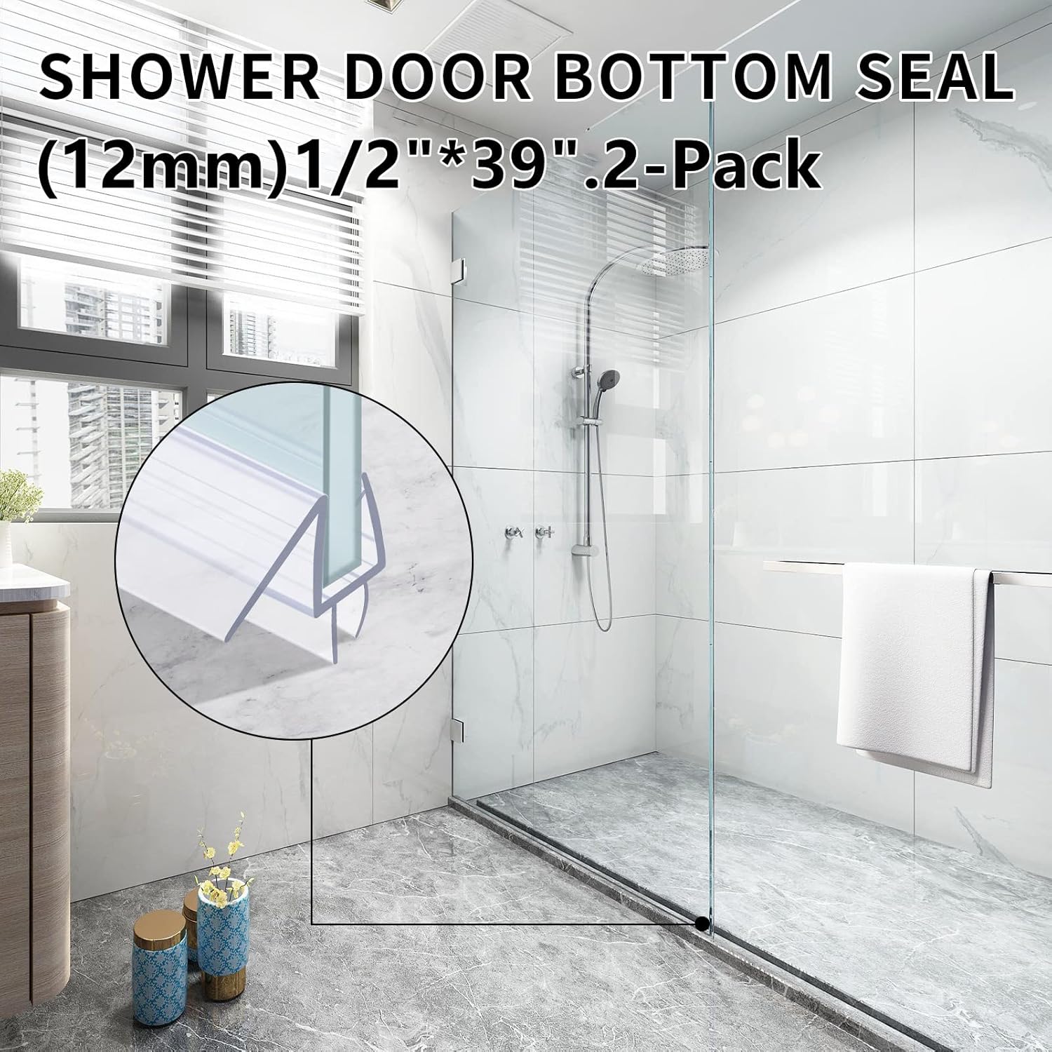 Shower Door Bottom Seal JT1-5