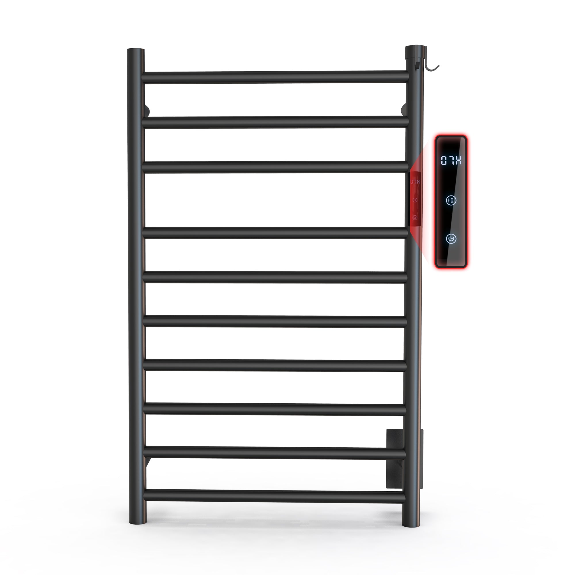 10 - Bar Round Towel Warmer AT6 - Towel Warmer - AquivaCoast Showers - Towel Warmer -