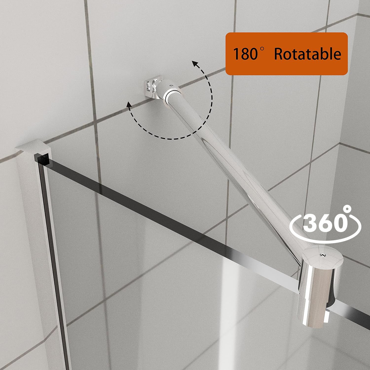 57.4"-59" x 60" Framed Sliding Tub Door Glide A3 #Color_Matte Black