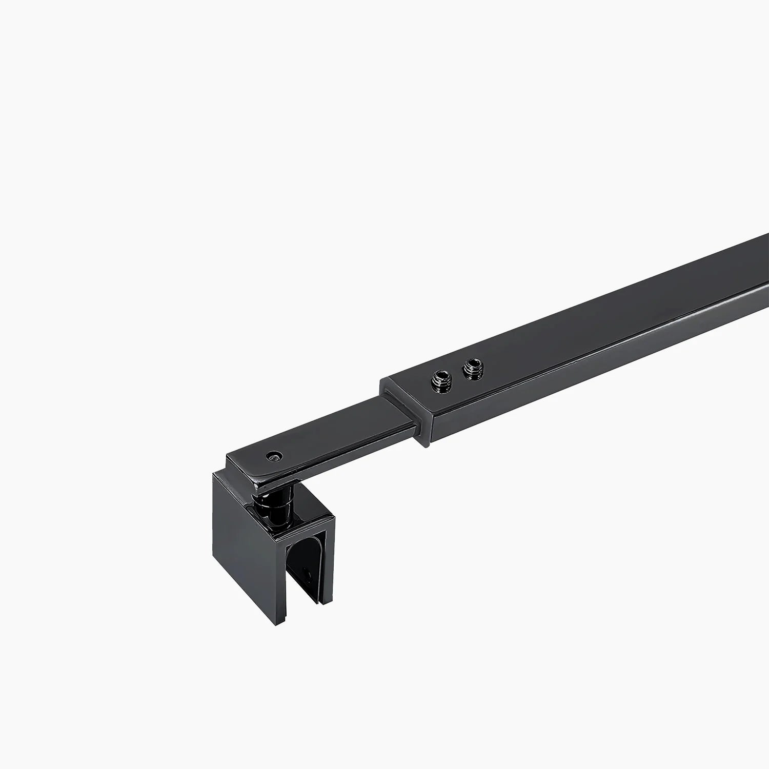 Wall-to-Glass Support Bar Wall-to-Glass Support Bar LG1-5 (Matte Black) - AquivaCoast #Color_Matte Black