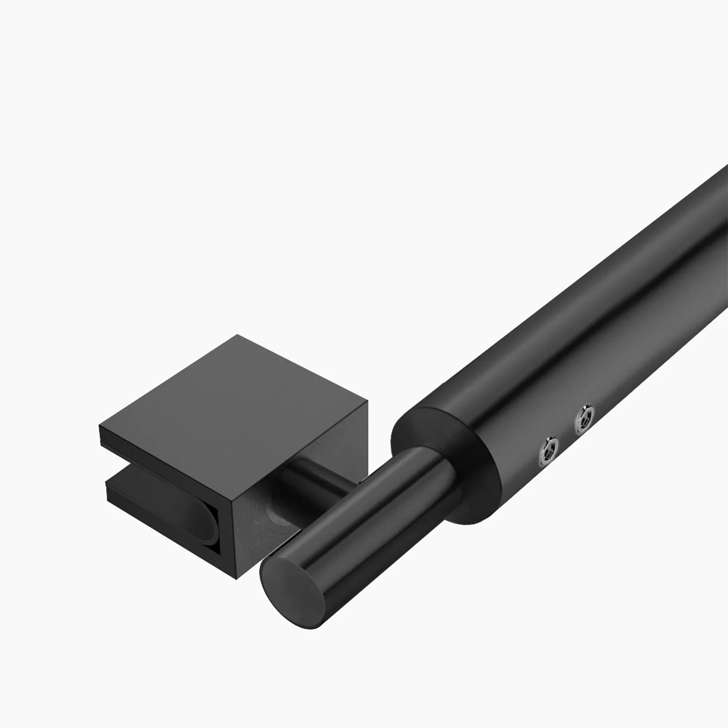Wall-to-Glass Support Bar Wall-to-Glass Support Bar LG1-4 (Matte Black) - AquivaCoast #Color_Matte Black