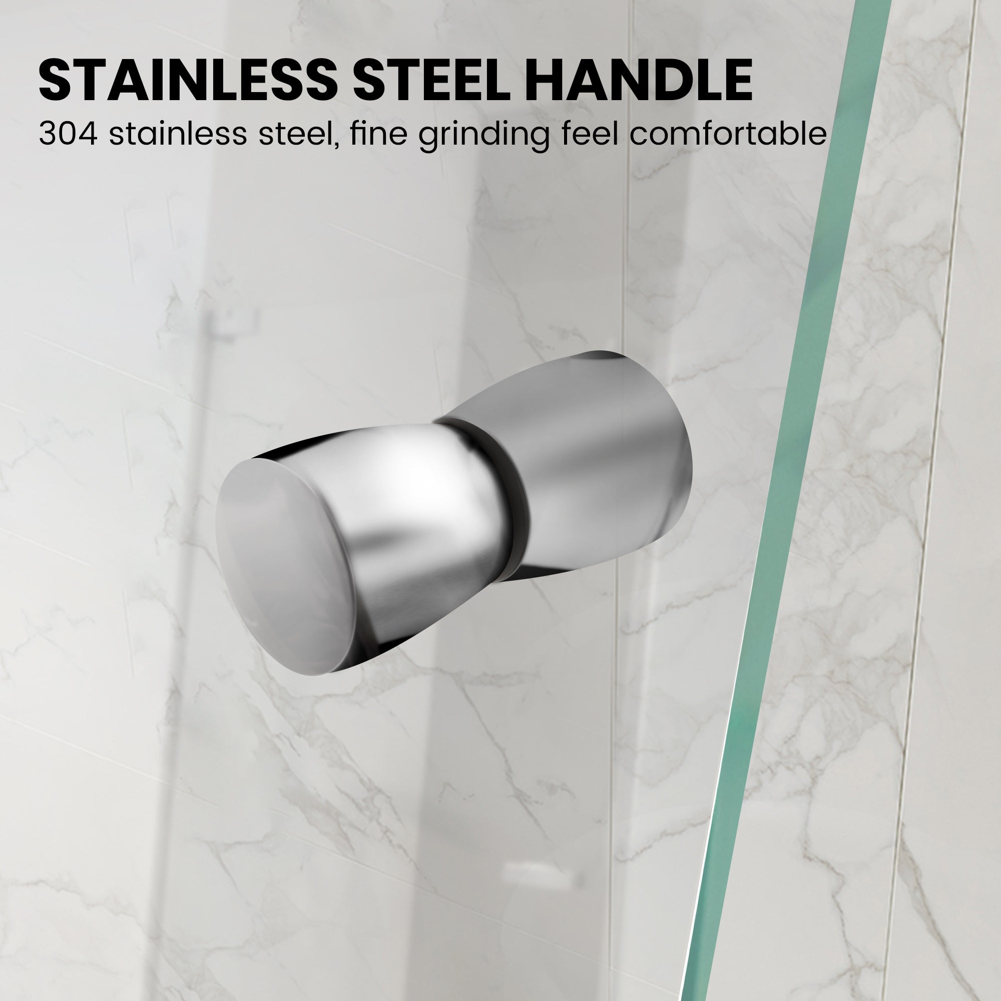 43" W x 58" H Frameless Hinged Bi-Fold Bathtub Door Misty J28 #Color_Polished Chrome