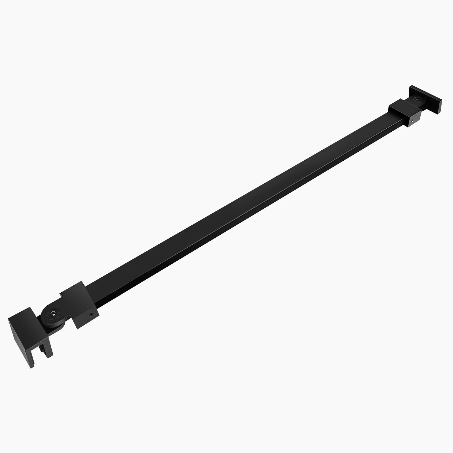 Wall-to-Glass Support Bar Wall-to-Glass Support Bar LG1-1 (Matte Black) - AquivaCoast #Color_Matte Black