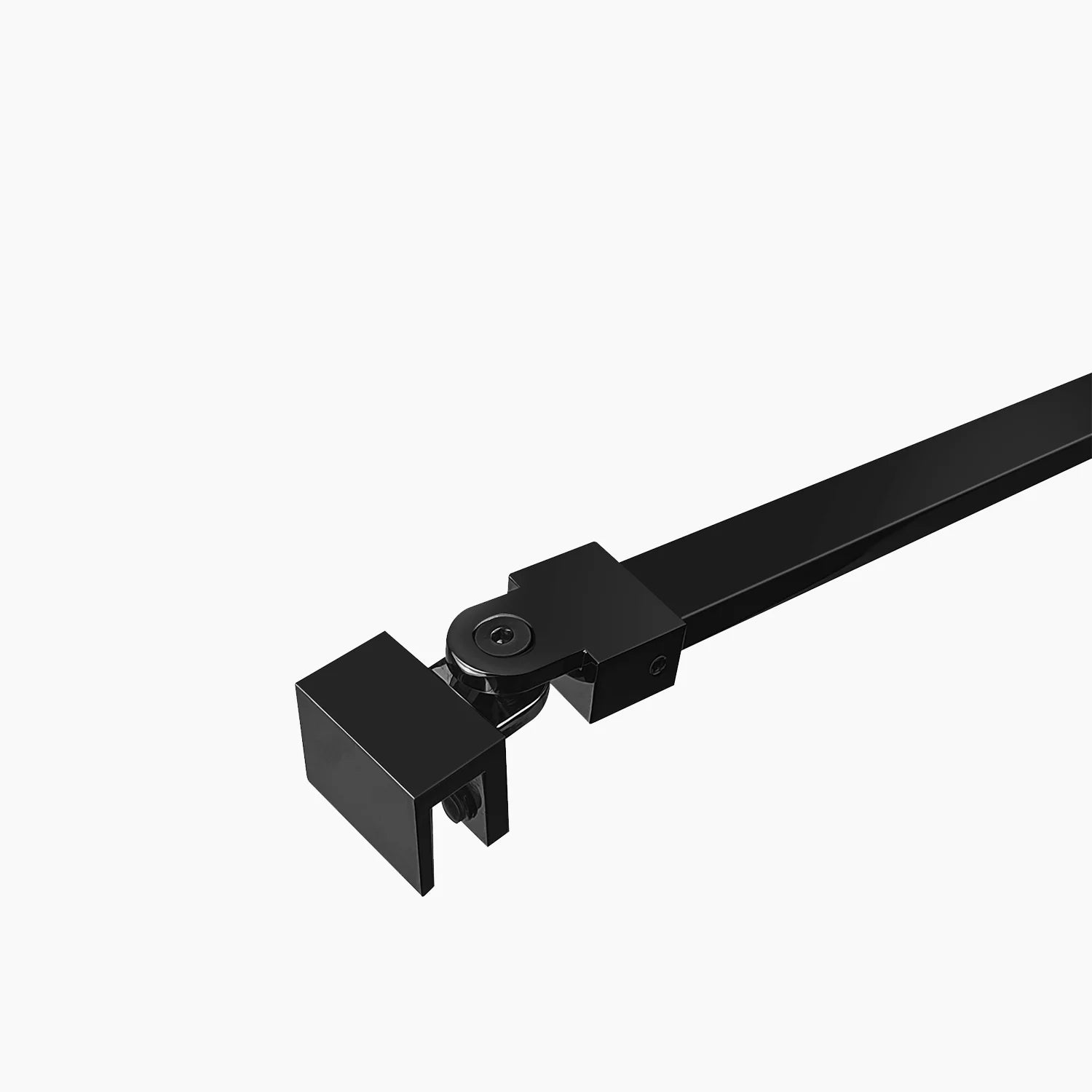 Wall-to-Glass Support Bar Wall-to-Glass Support Bar LG1-1 (Matte Black) - AquivaCoast #Color_Matte Black