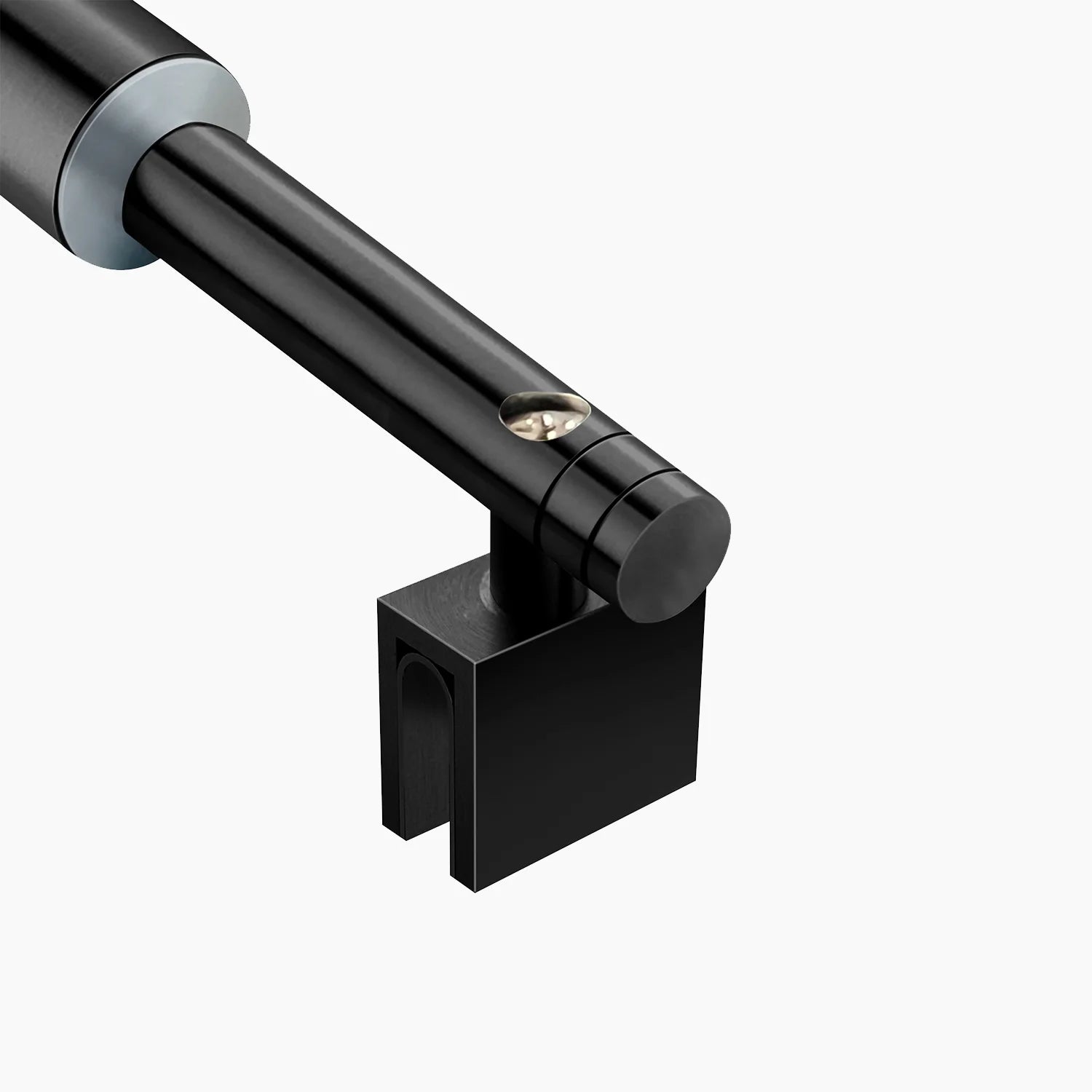 Wall-to-Glass Support Bar Wall-to-Glass Support Bar LG1-2 (Matte Black) - AquivaCoast #Color_Matte Black