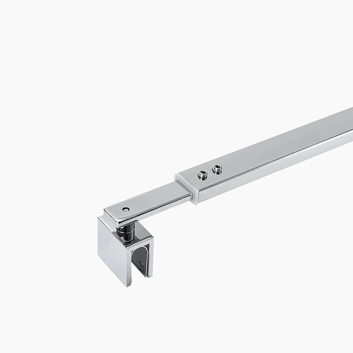 Wall-to-Glass Support Bar Wall-to-Glass Support Bar LG1-5 (Polished Chrome) - AquivaCoast #Color_Polished Chrome