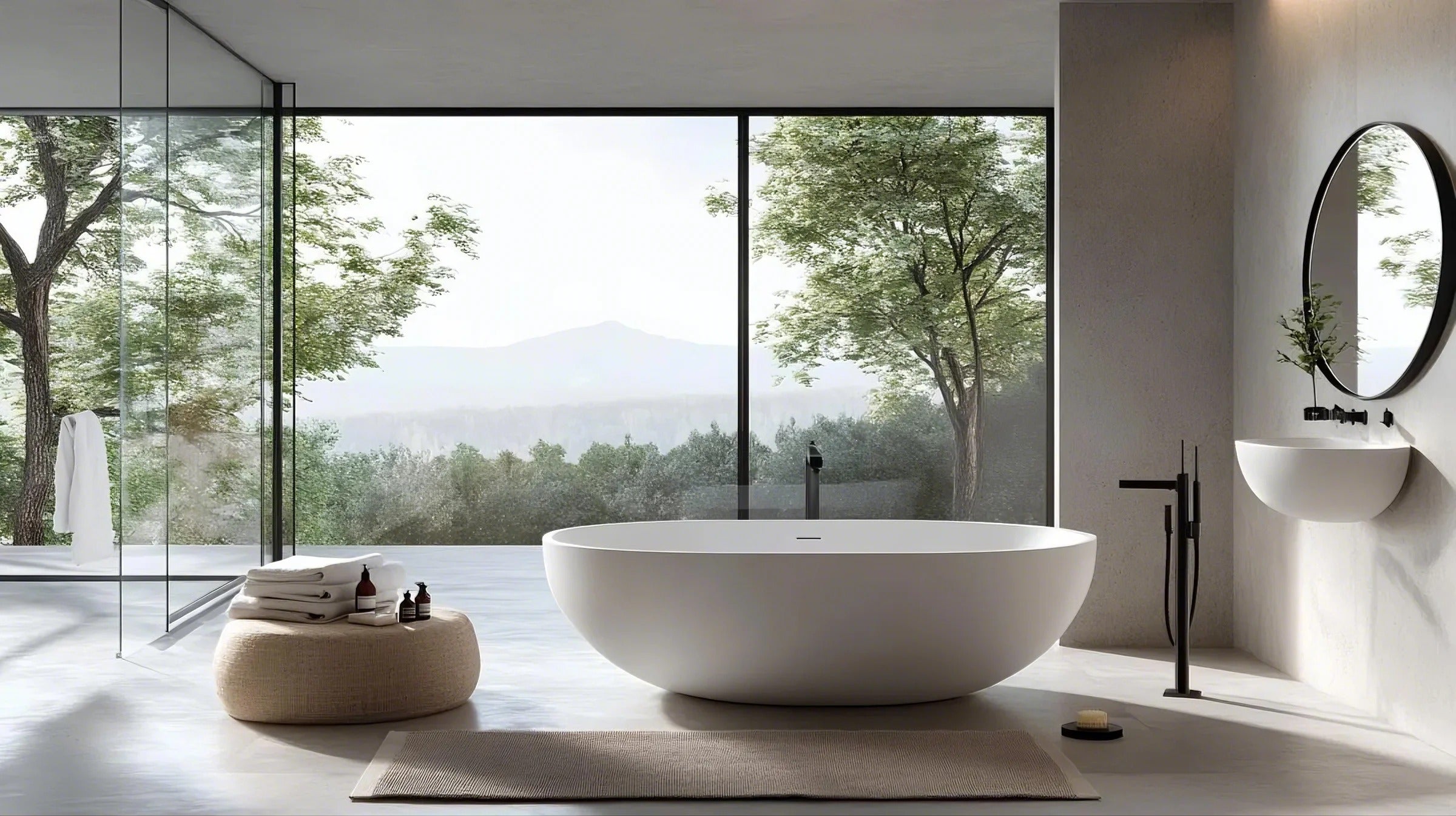 Unleashing the Elegance of Frameless Showers: Wall-to-Glass Support Bars Explained - AquivaCoast Showers