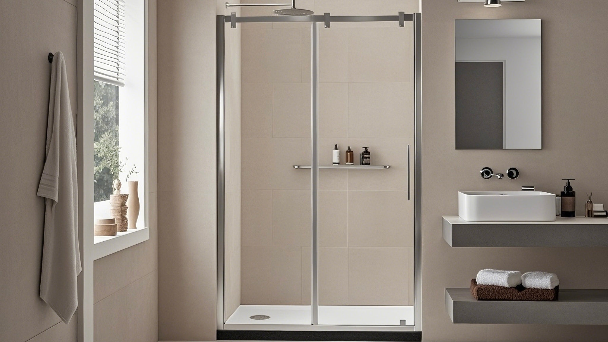 Single Sliding Shower Doors: A Sleek and Space-Saving Solution for Your Bathroom - AquivaCoast Showers