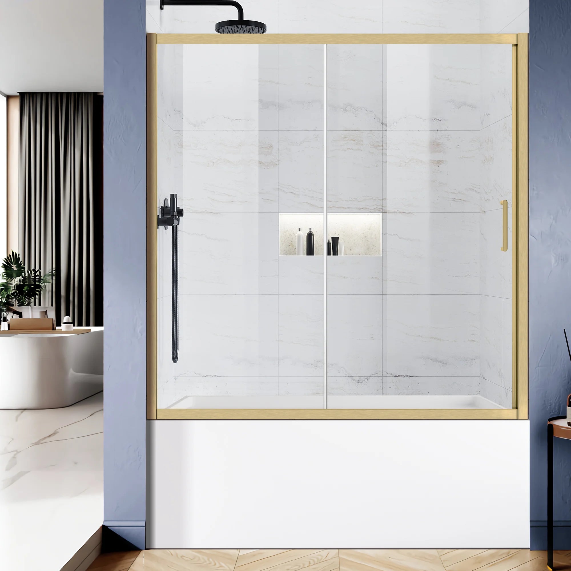 Bathtub Door Glide A3 - AquivaCoast