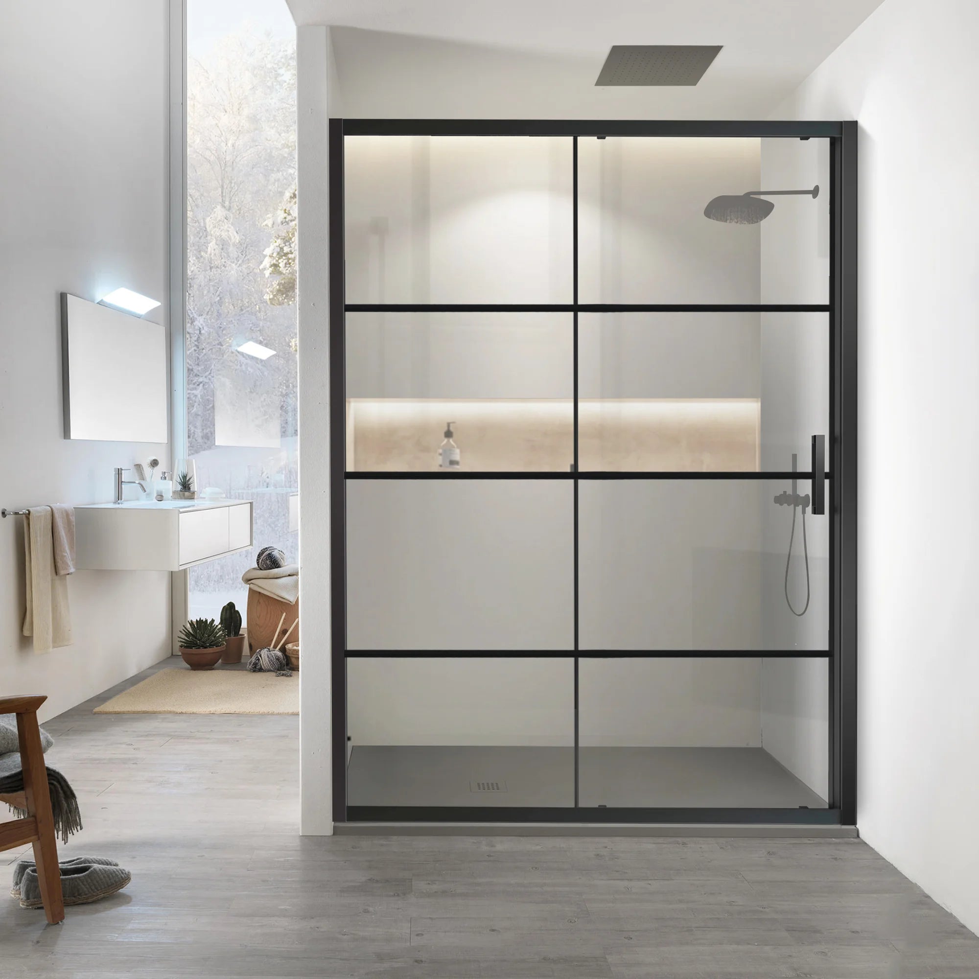 Shower Door Gridline J11 - AquivaCoast