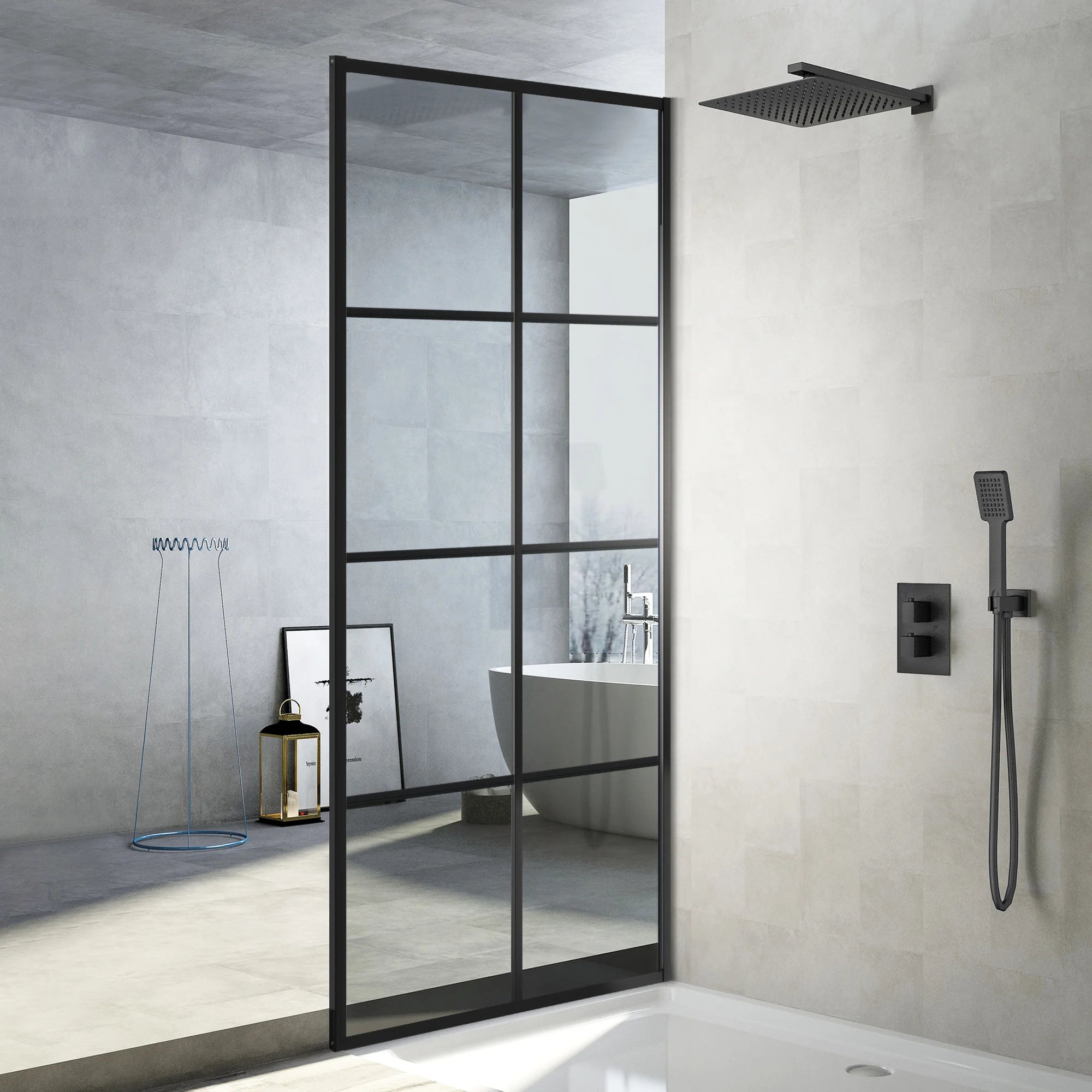 Shower Screen Gridline B12 - AquivaCoast