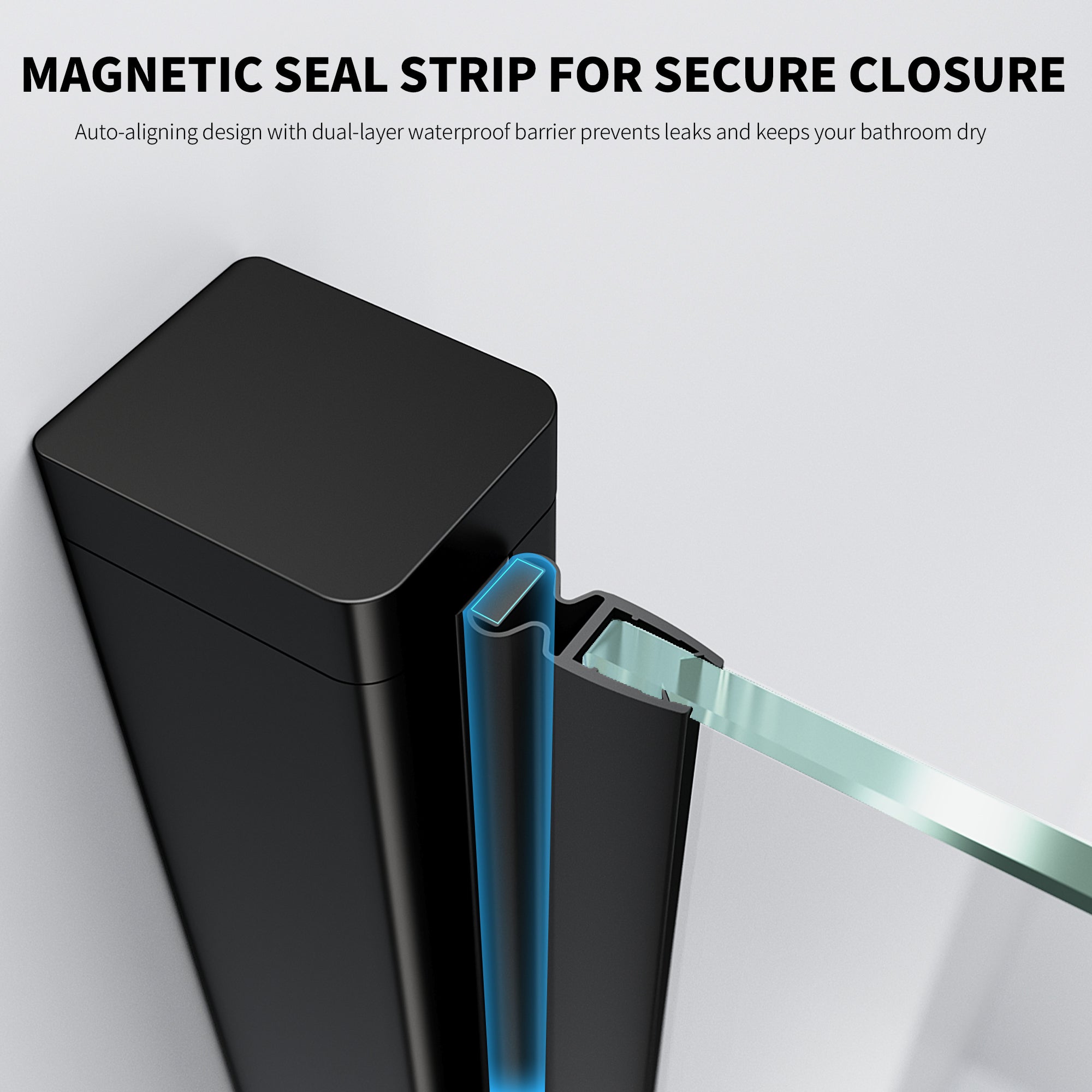 24"/28"/32"/34" x 72" Pivot Shower Door Clear Tempered Glass with Easy-Clean