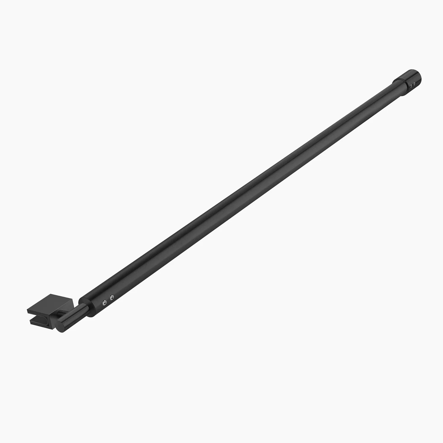 Wall-to-Glass Support Bar Wall-to-Glass Support Bar LG1-4 (Matte Black) - AquivaCoast