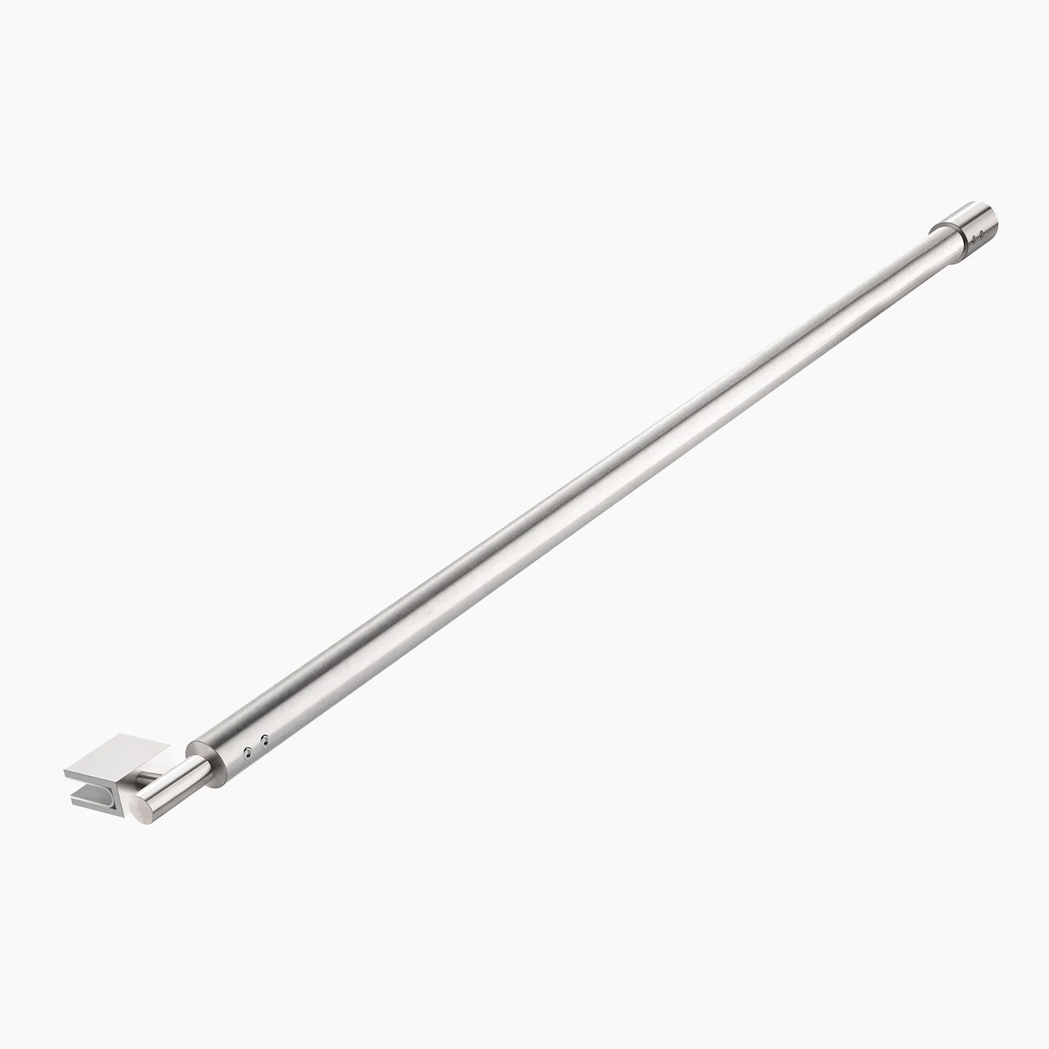 Wall-to-Glass Support Bar Wall-to-Glass Support Bar LG1-4 (Brushed Silver) - AquivaCoast