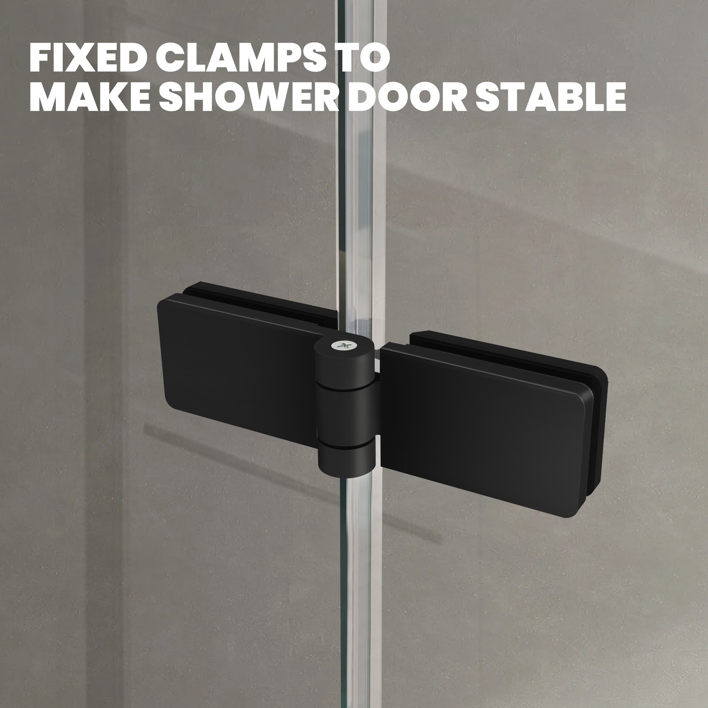 30" W x 55" H Frameless Bi-Fold Hinged Bathtub Door Serene B27 #Color_Matte Black
