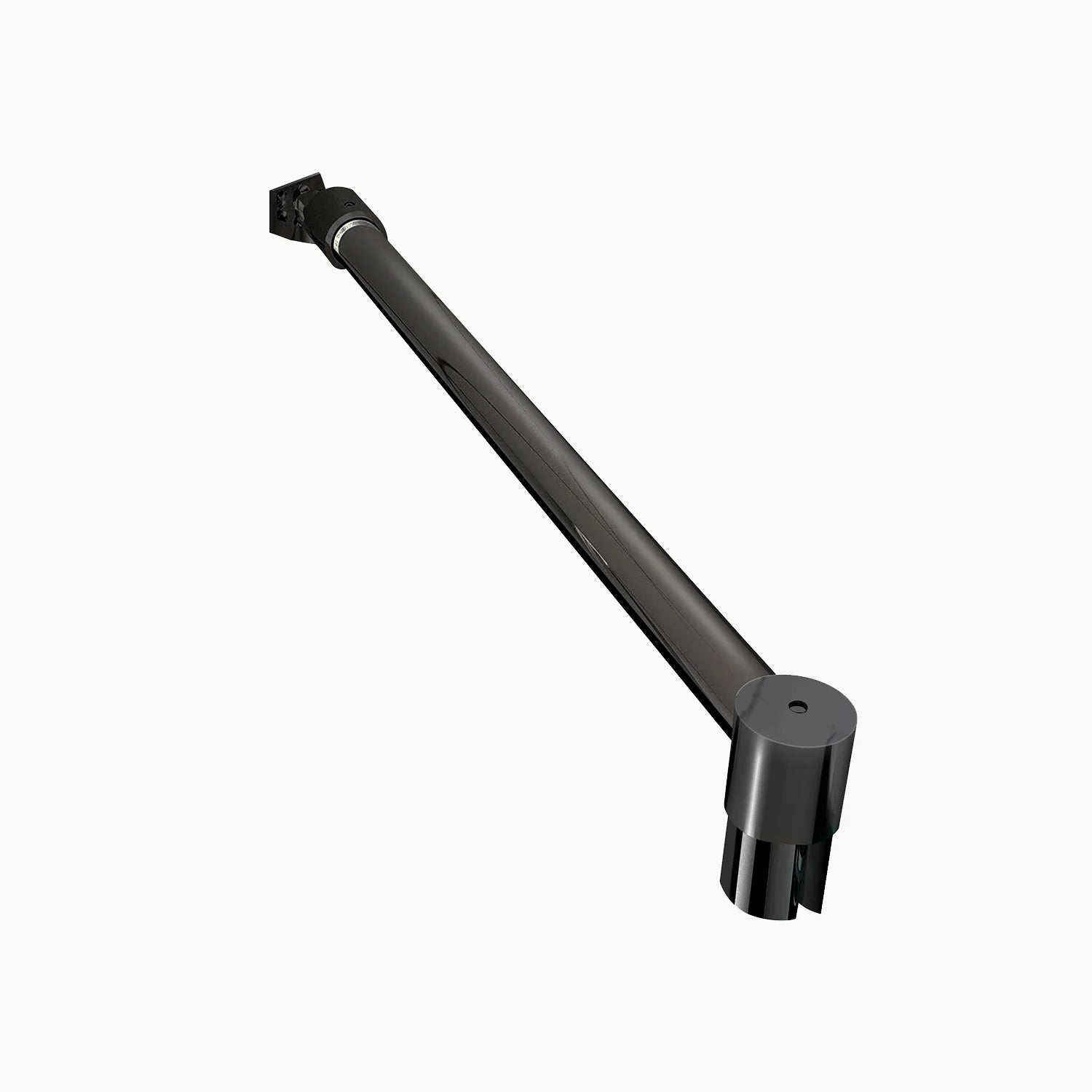 Wall-to-Glass Support Bar Wall-to-Glass Support Bar LG1-3 (Matte Black) - AquivaCoast