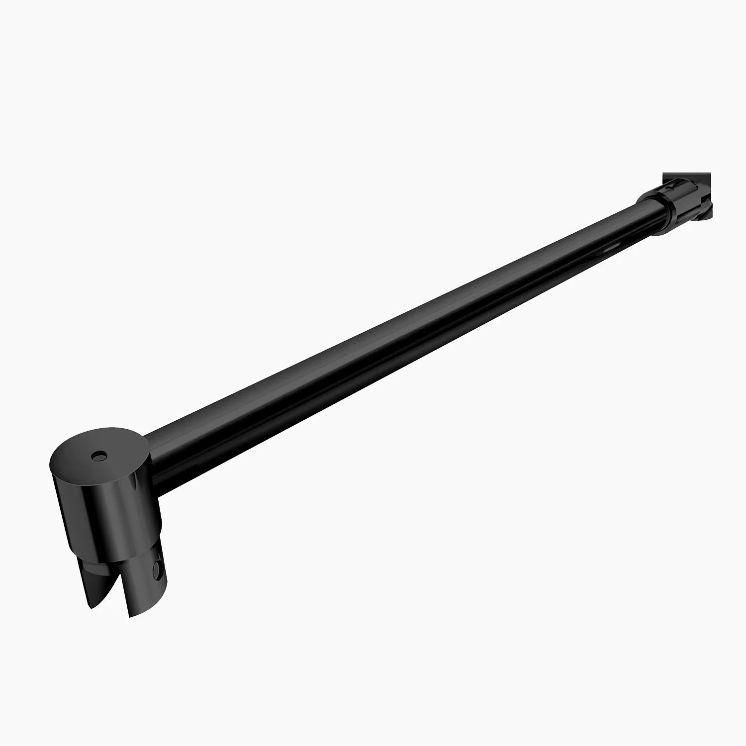 Wall-to-Glass Support Bar Wall-to-Glass Support Bar LG1-3 (Matte Black) - AquivaCoast