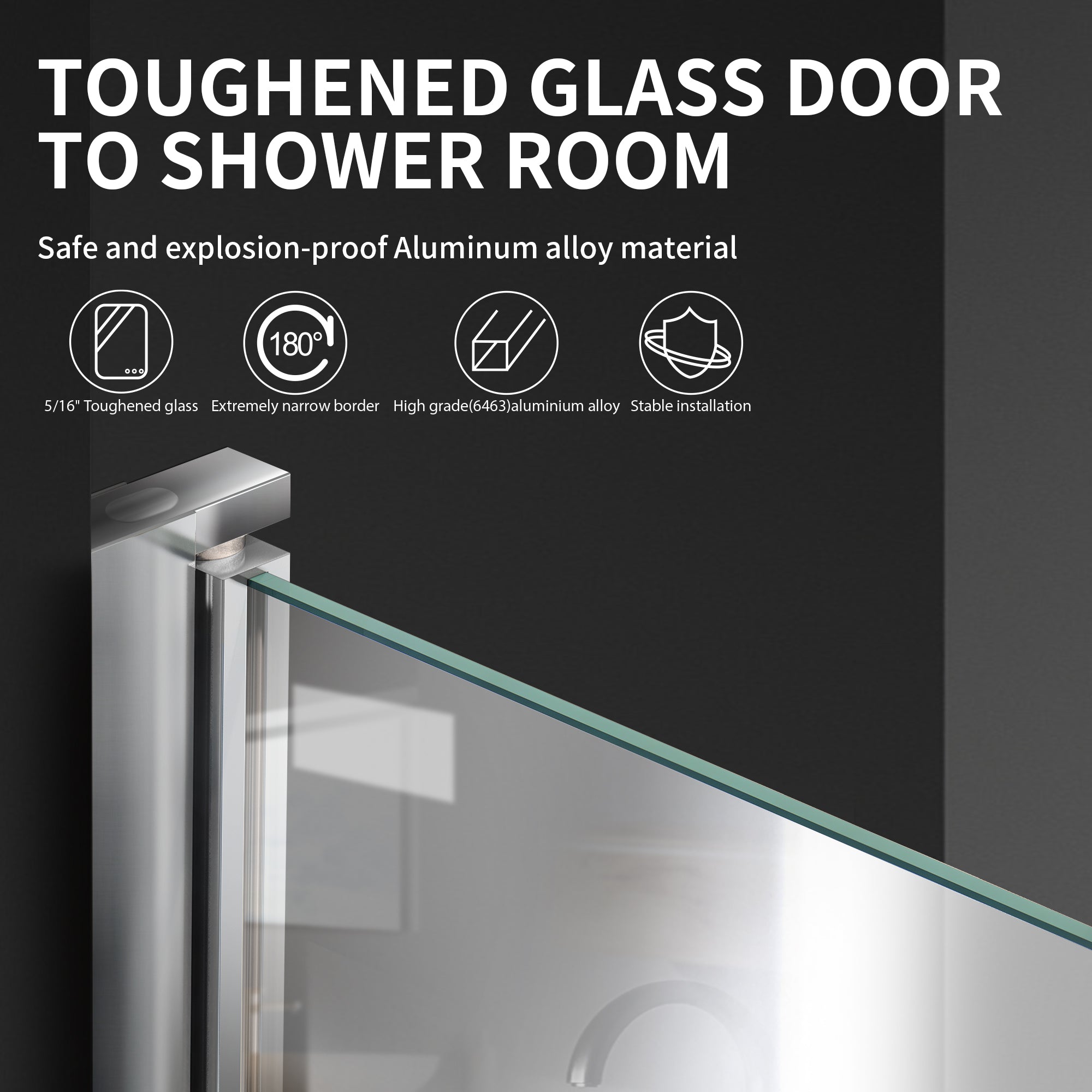 30" W x 55" H Curved Top Frameless Pivot Bathtub Screen #Color_Polished Chrome